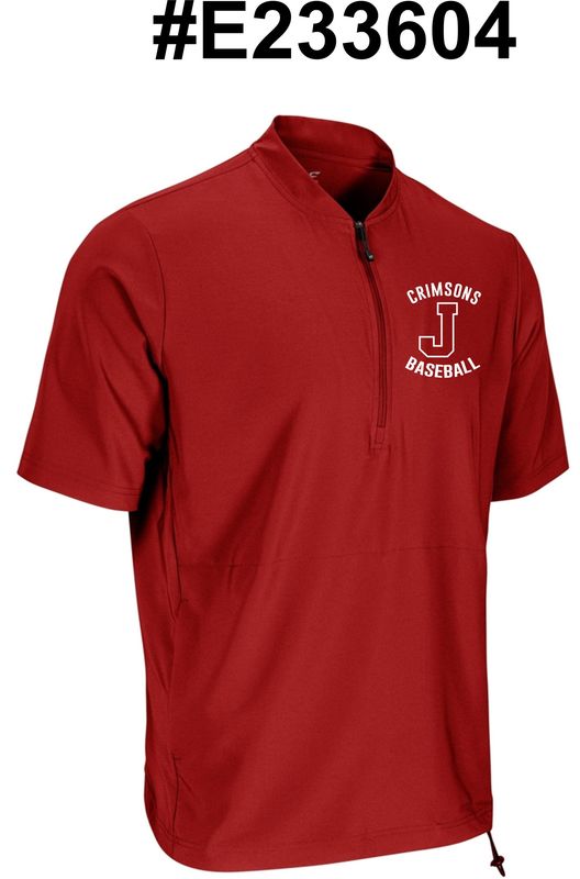 JMS BASEBALL-E233604 RED WARM UP JACKET