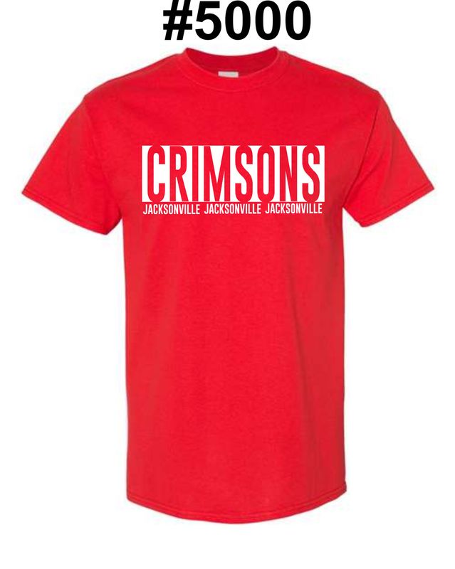 JMS-DESIGN 2 RED #5000 UNI-SEX T-SHIRT
