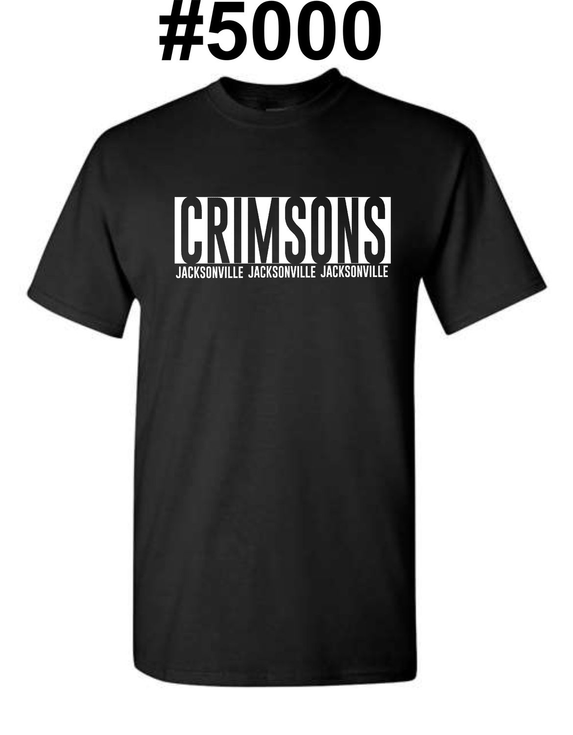 JMS-DESIGN 2 BLACK #5000 UNI-SEX T-SHIRT