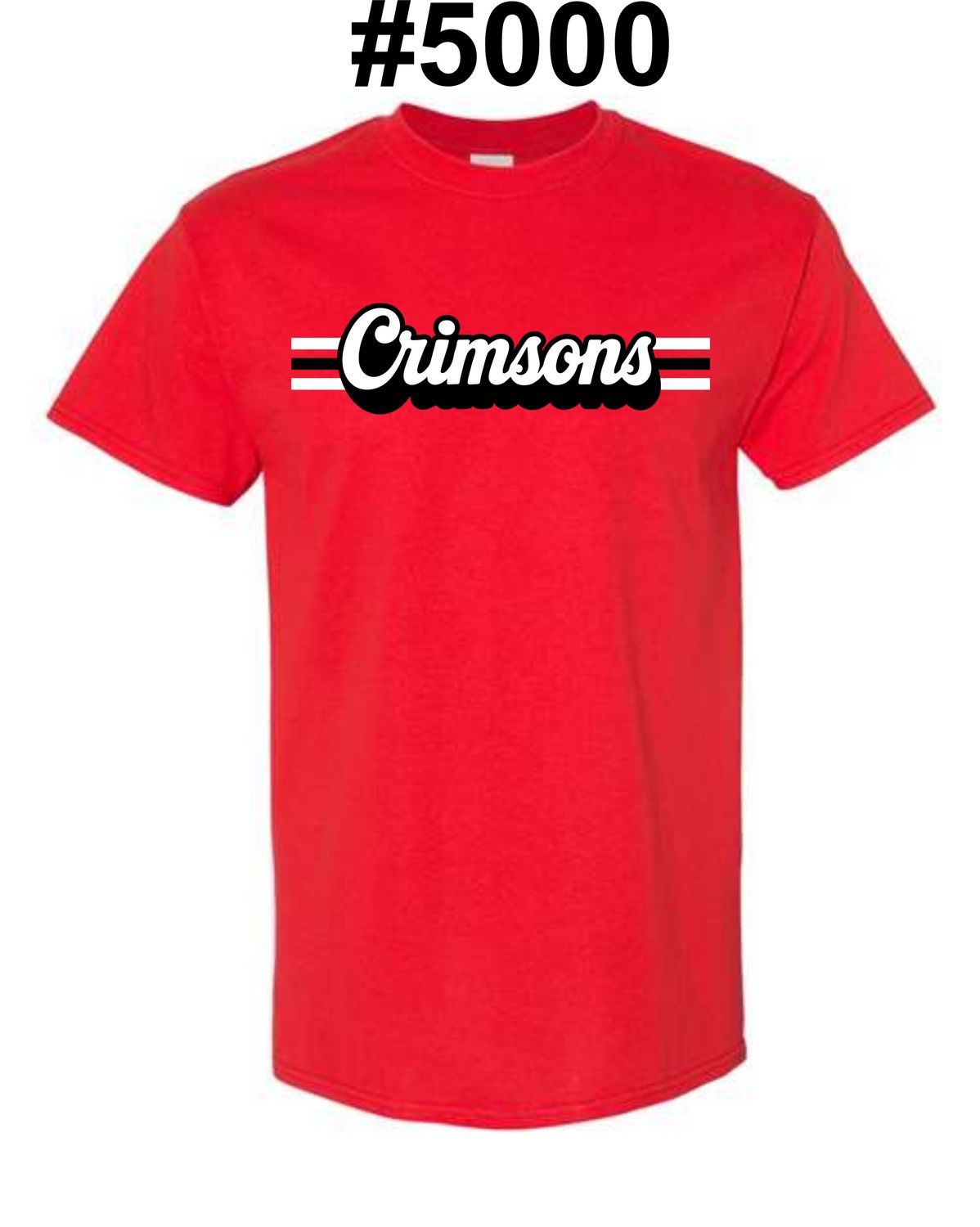 JMS-DESIGN 3 RED #5000 UNI-SEX T-SHIRT
