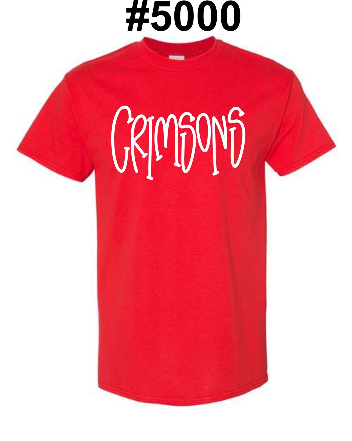 JMS-DESIGN 4 RED #5000 UNI-SEX T-SHIRT