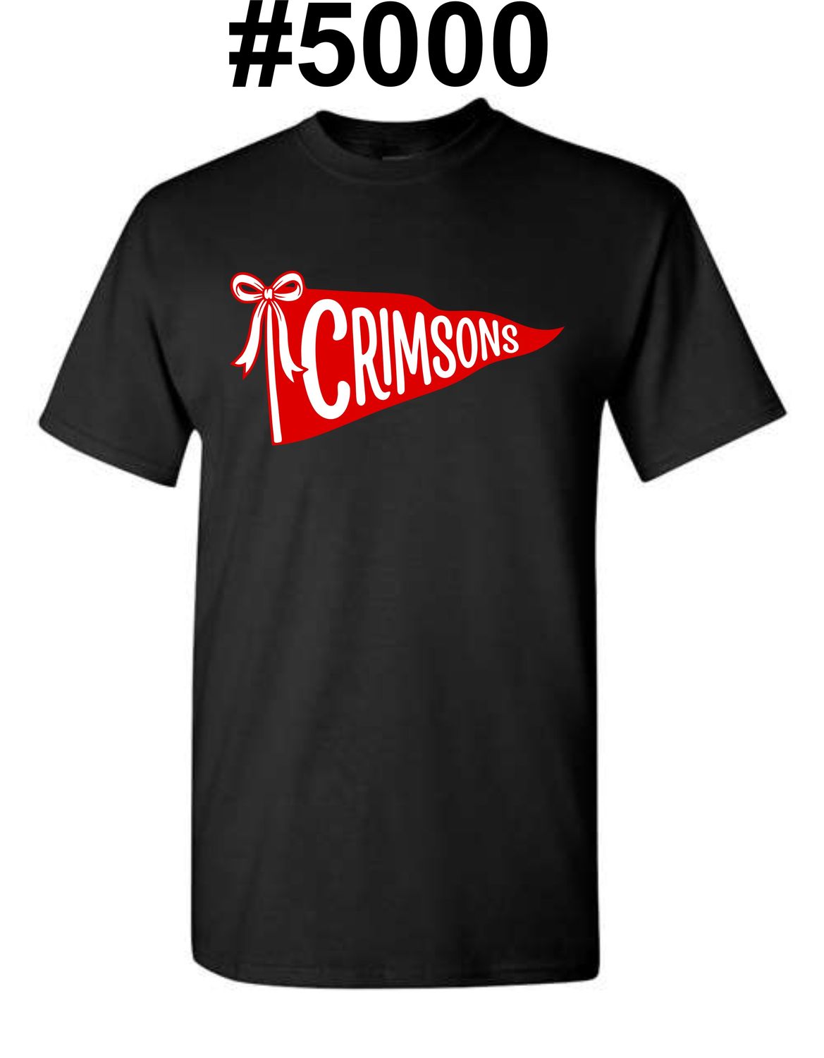 JMS-DESIGN 5 BLACK #5000 UNI-SEX T-SHIRT