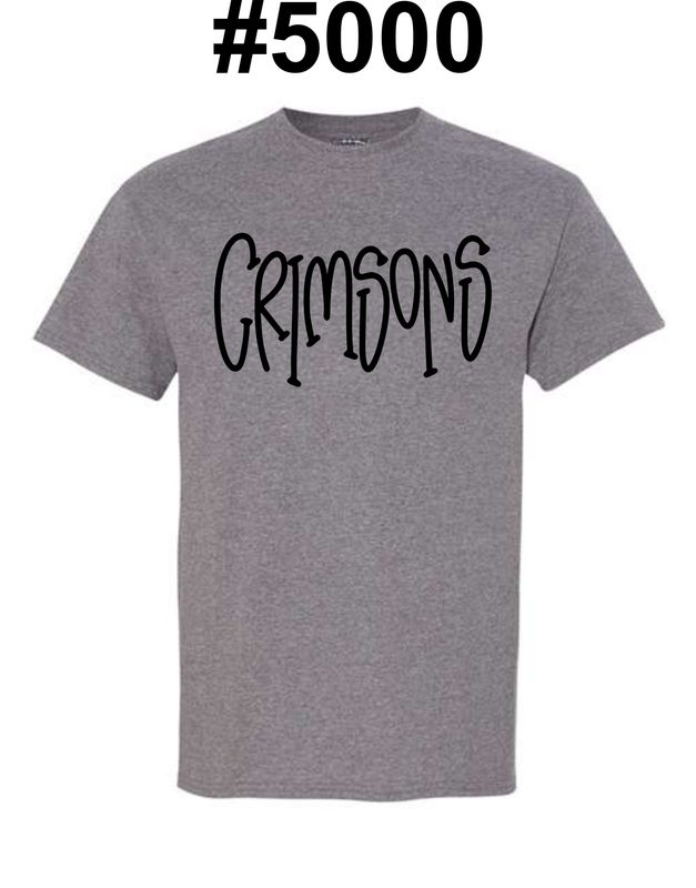 JMS-DESIGN 4 GRAPHITE HEATHER #5000 UNI-SEX T-SHIRT