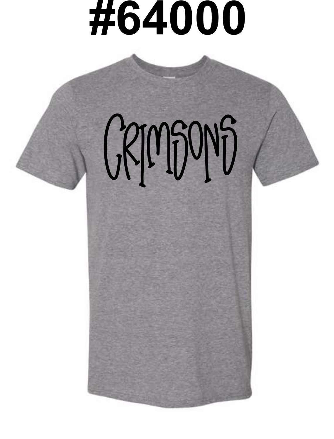 JMS-DESIGN 4 GRAPHITE HEATHER #64000 SOFT STYLE-T