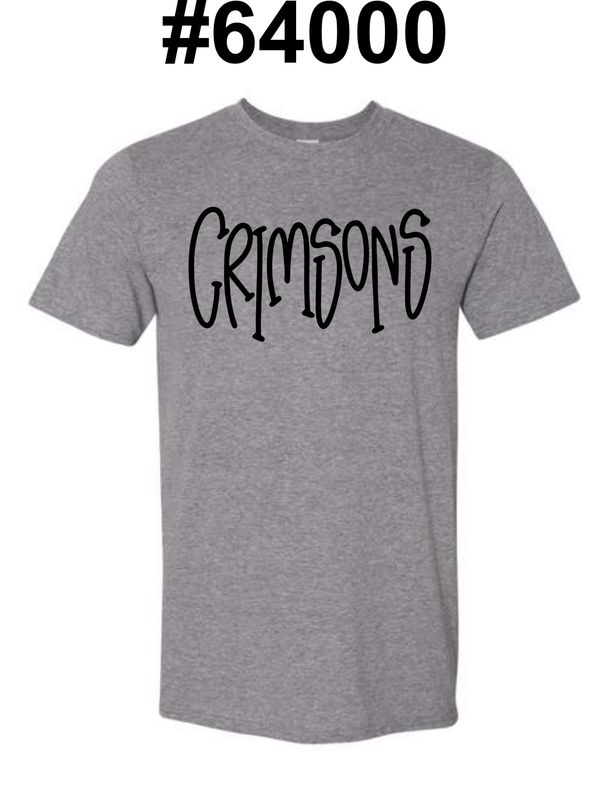 JMS-DESIGN 4 GRAPHITE HEATHER #64000 SOFT STYLE-T