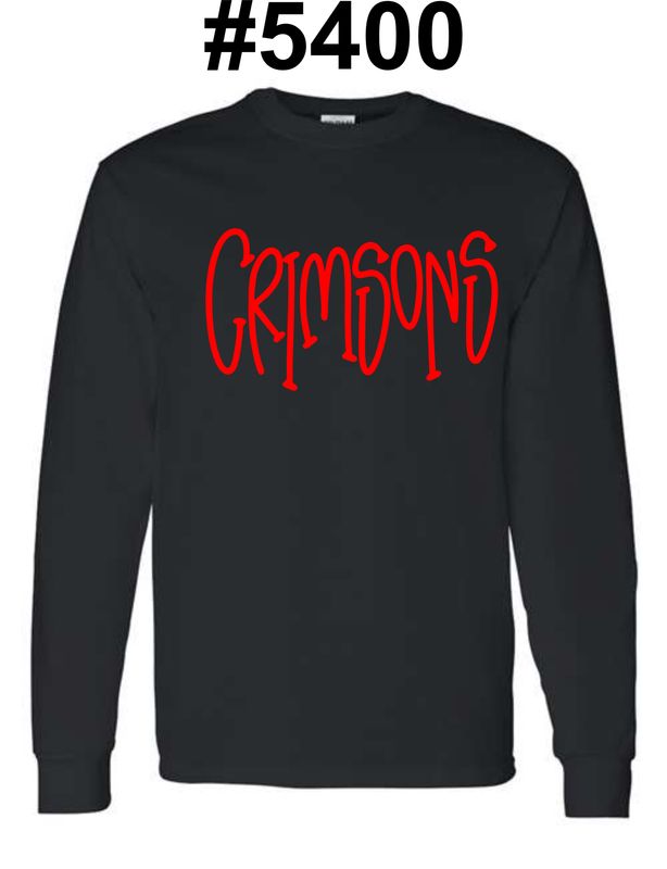 JMS-DESIGN 4 BLACK #5400 LONG SLEEVE-T