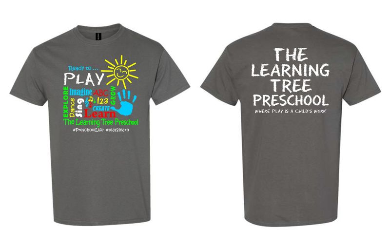 LEARNING TREE-CHARCOAL 5000 UNI-SEX T-SHIRT