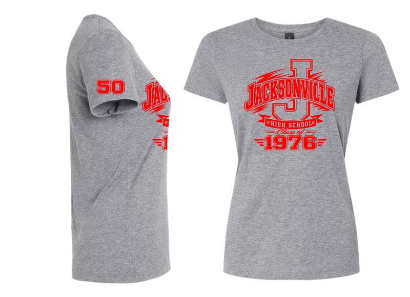 CRIMSONS CLASS OF 1976-64000L SPORT GREY LADIES SOFT STYLE-T