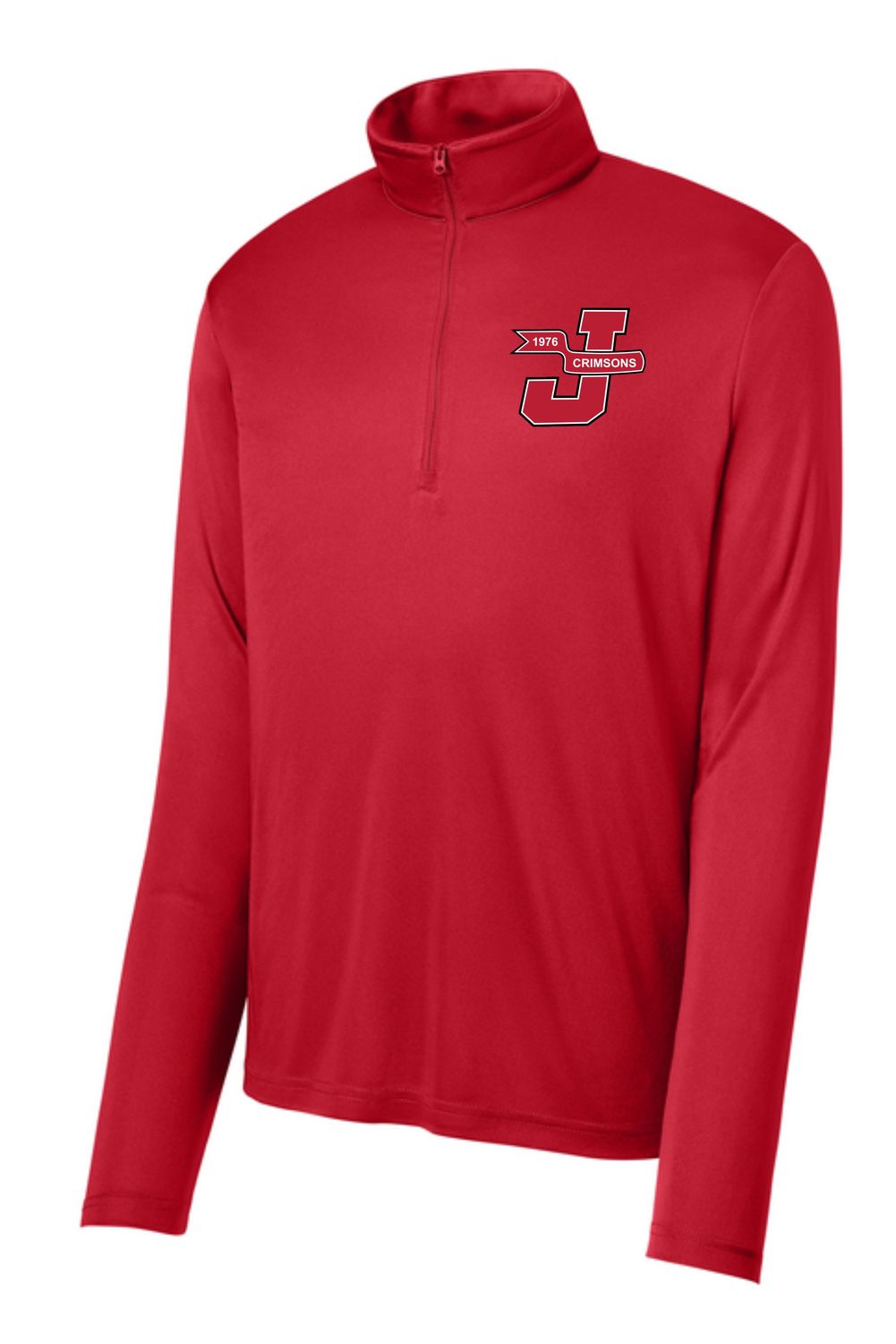 CRIMSONS CLASS OF 1976-ST253 RED QUARTER-ZIP