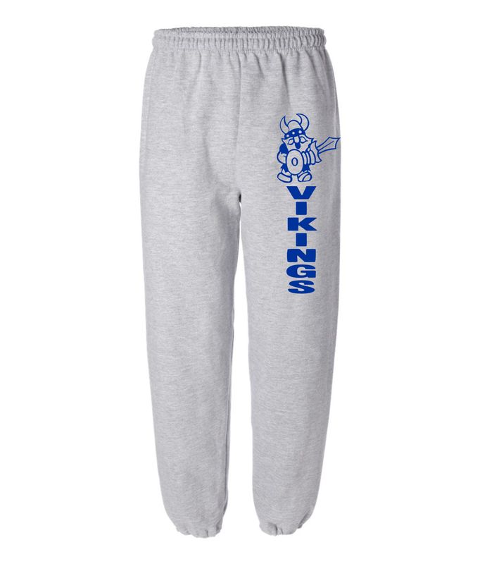 SOUTH VIKINGS-18200 DESIGN 2 SPORT GREY JOGGER/SWEATPANTS