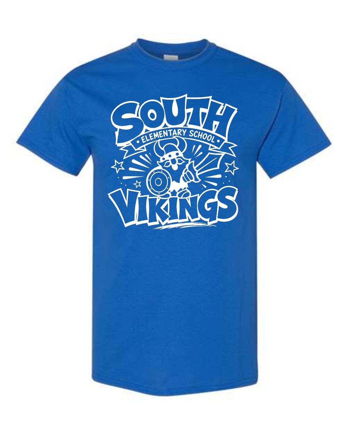 SOUTH VIKINGS-5000 DESIGN 1 ROYAL BLUE UNI-SEX T-SHIRT