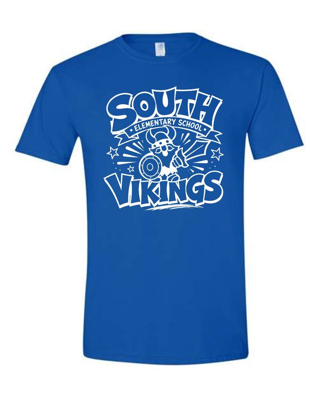SOUTH VIKINGS-64000 DESIGN 1 ROYAL BLUE SOFT STYLE-T