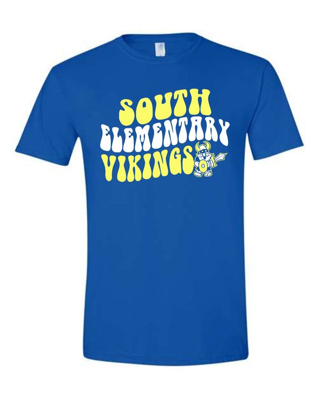 SOUTH VIKINGS-64000 DESIGN 3 ROYAL BLUE SOFT STYLE-T