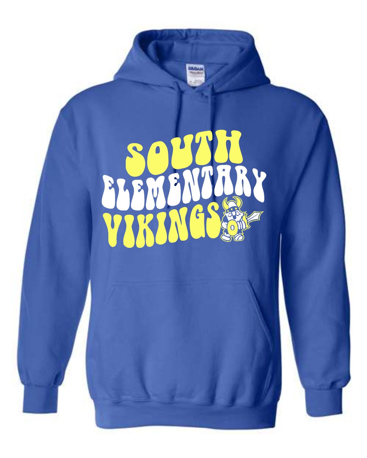 SOUTH VIKINGS-18500 DESIGN 3 ROYAL BLUE PULLOVER HOODIE