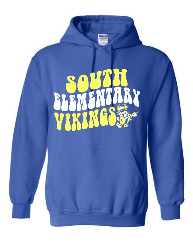 SOUTH VIKINGS-18500 DESIGN 3 ROYAL BLUE PULLOVER HOODIE