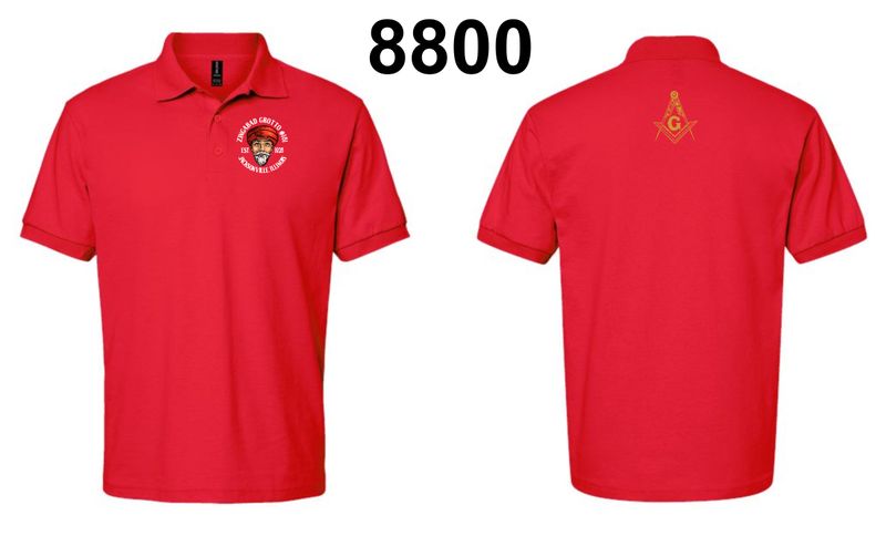 ZINGABAD-8800 RED DRYBLEND POLO (EMBROIDERED)
