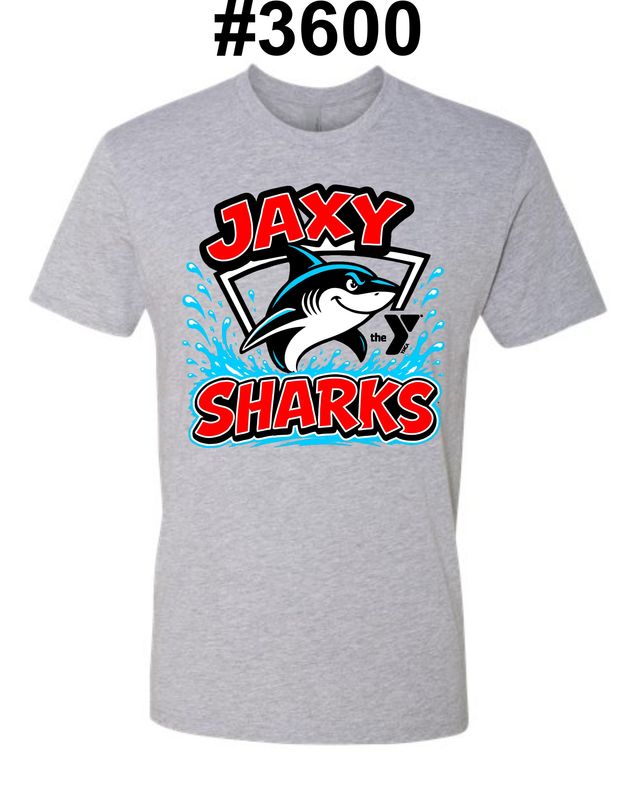 JAXY SHARKS-3600 HEATHER GREY SOFT STYLE-T