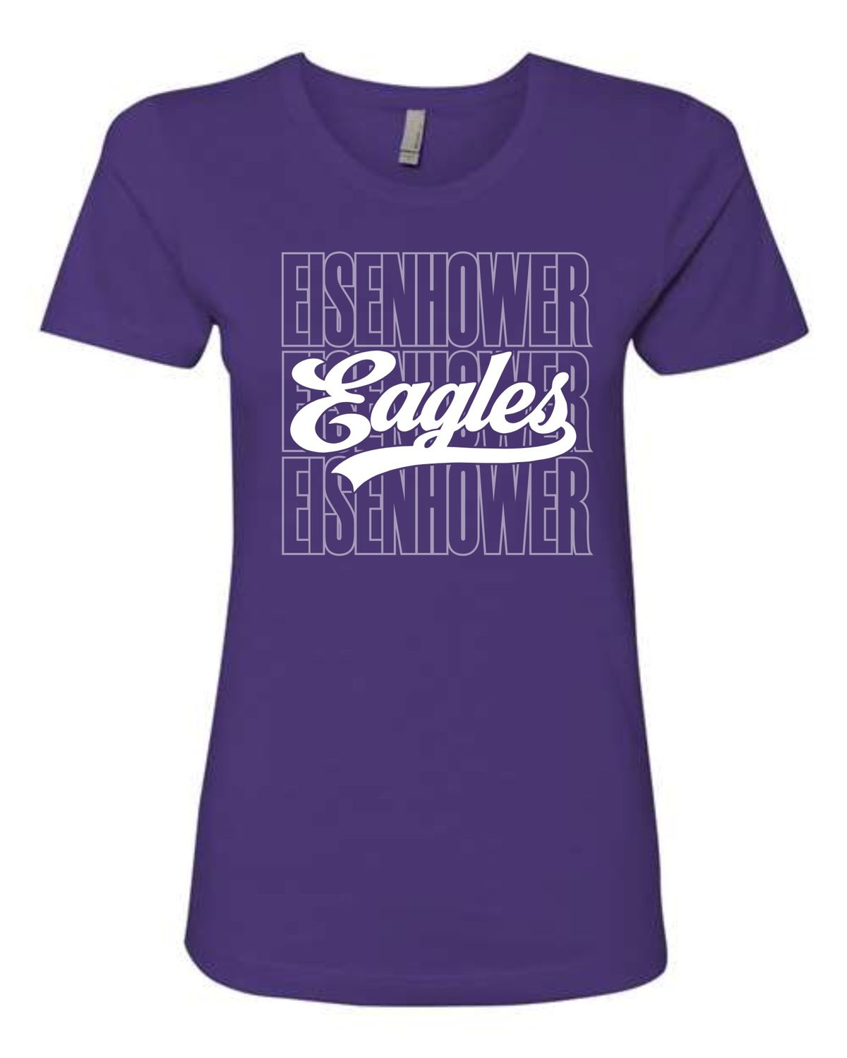 EISENHOWER EAGLES-3900 PURPLE LADIES SOFT STYLE-T