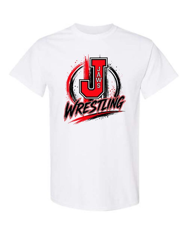 JAWS-5000 WHITE UNI-SEX T-SHIRT