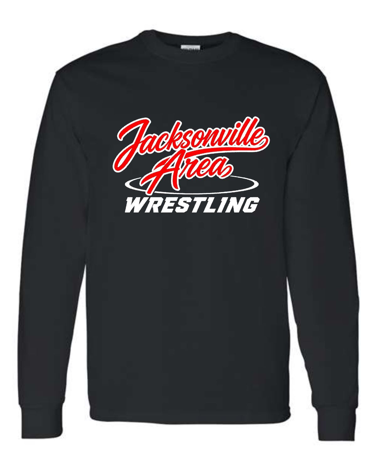 JAWS-5400 BLACK LONG SLEEVE-T