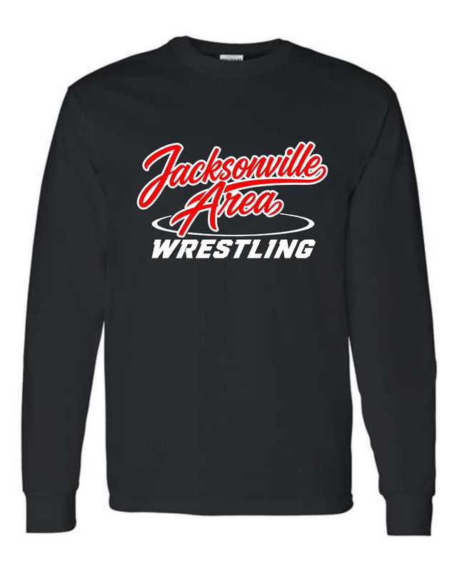 JAWS-5400 BLACK LONG SLEEVE-T