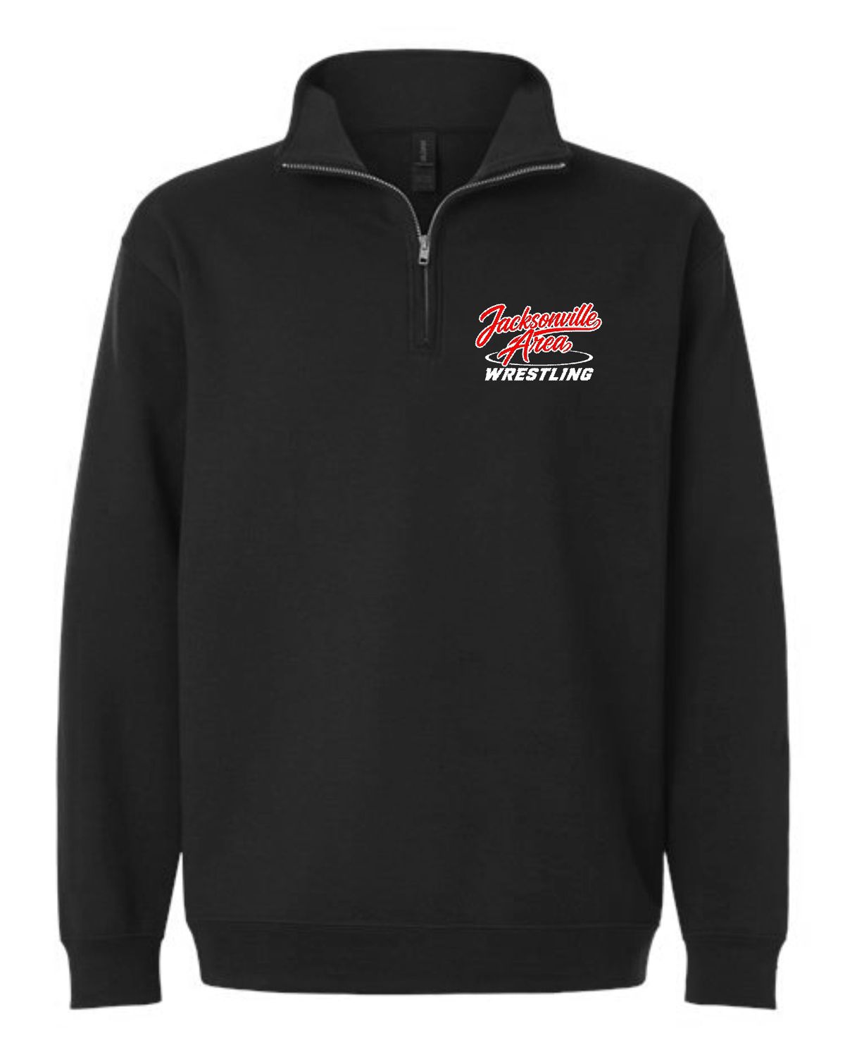 JAWS-18810 BLACK QUARTER-ZIP