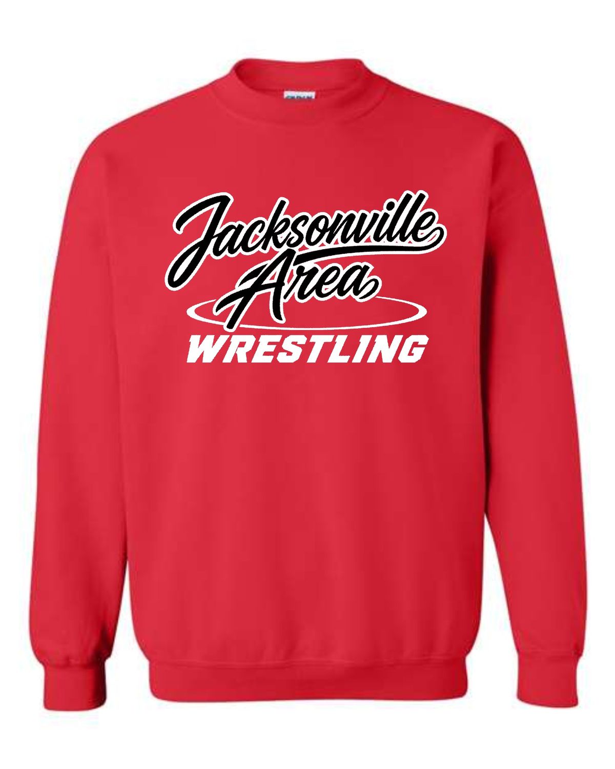 JAWS-18000 RED CREWNECK SWEATSHIRT