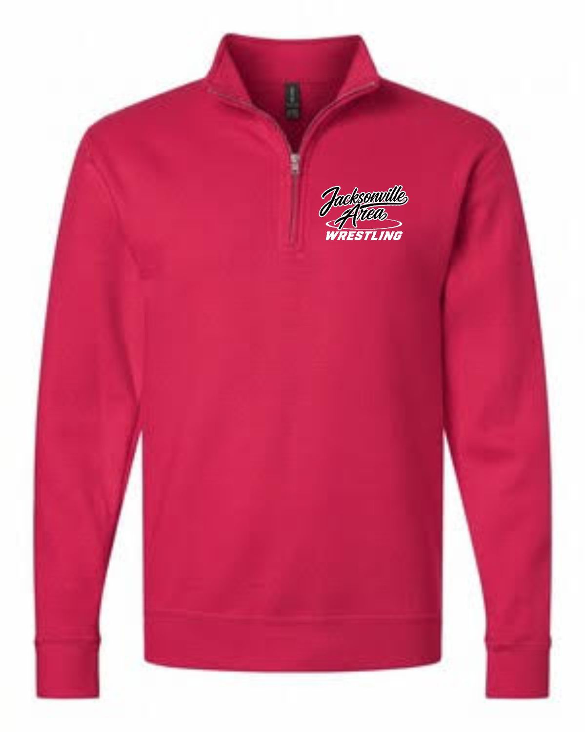 JAWS-18810 CHERRY RED QUARTER-ZIP