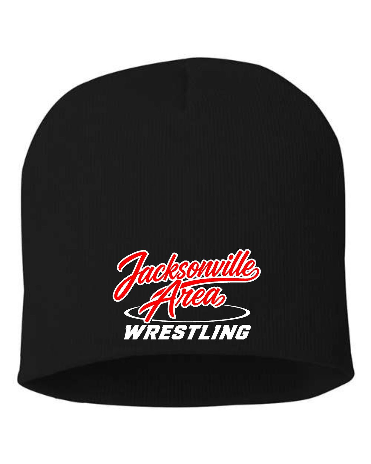 JAWS-SP08 BLACK 8" BEANIE