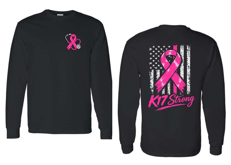 K17 STRONG-5400 BLACK LONG SLEEVE-T