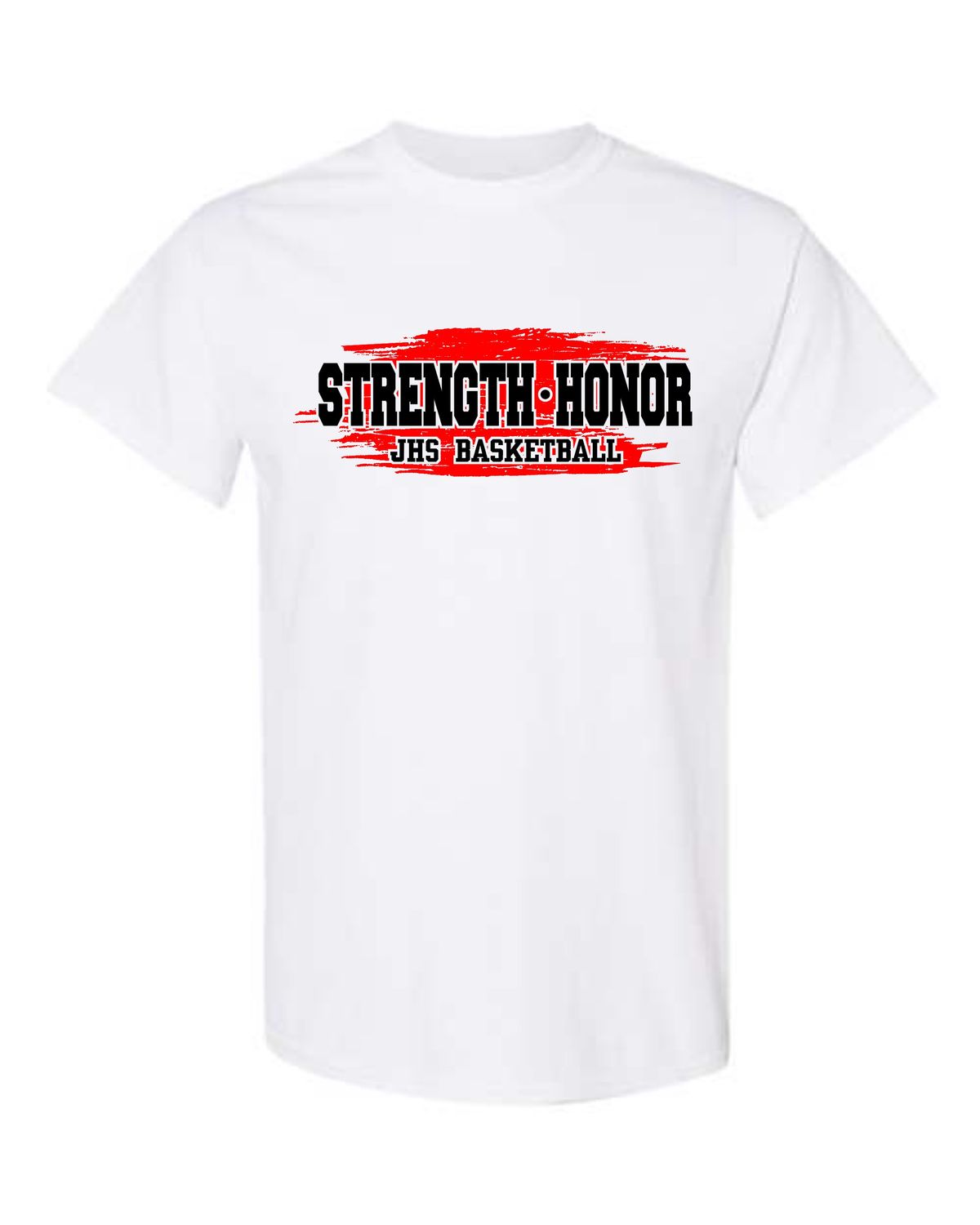 CRIMSONS GIRLS BASKETBALL-5000 WHITE UNI-SEX T-SHIRT