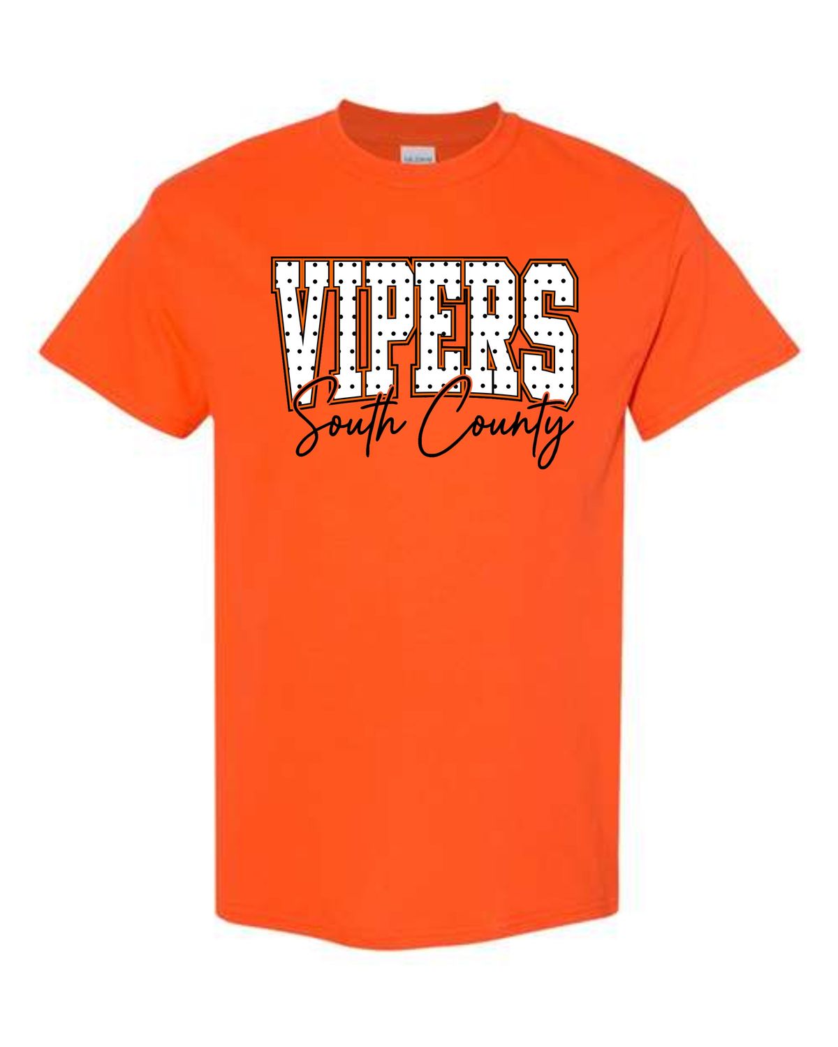SC VIPERS-5000 ORANGE UNI-SEX T-SHIRT