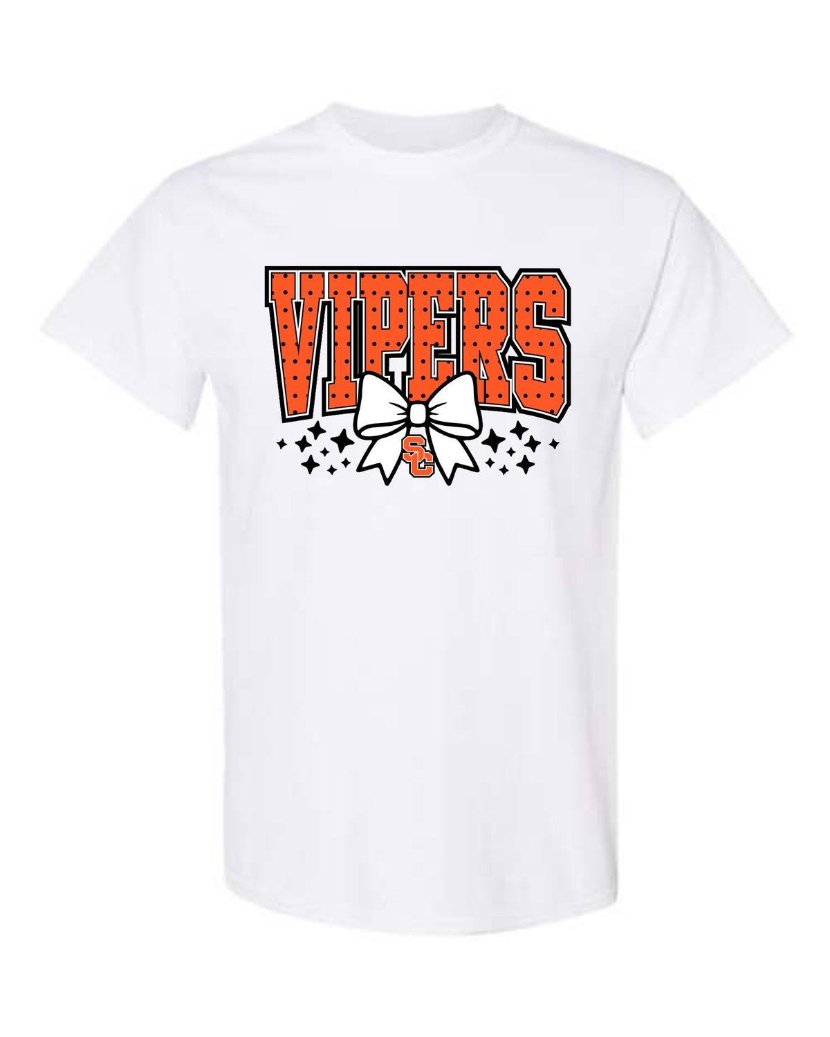 SC VIPERS-5000 WHITE UNI-SEX T-SHIRT