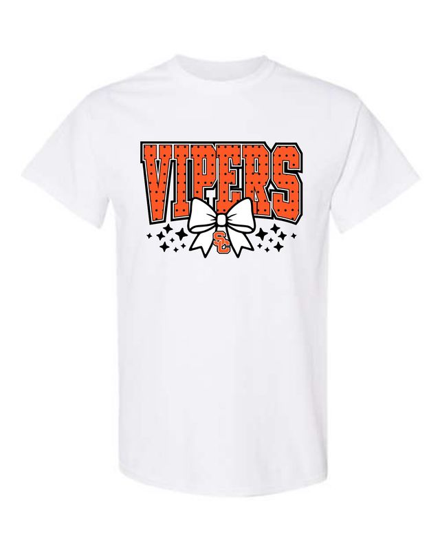 SC VIPERS-5000 WHITE UNI-SEX T-SHIRT