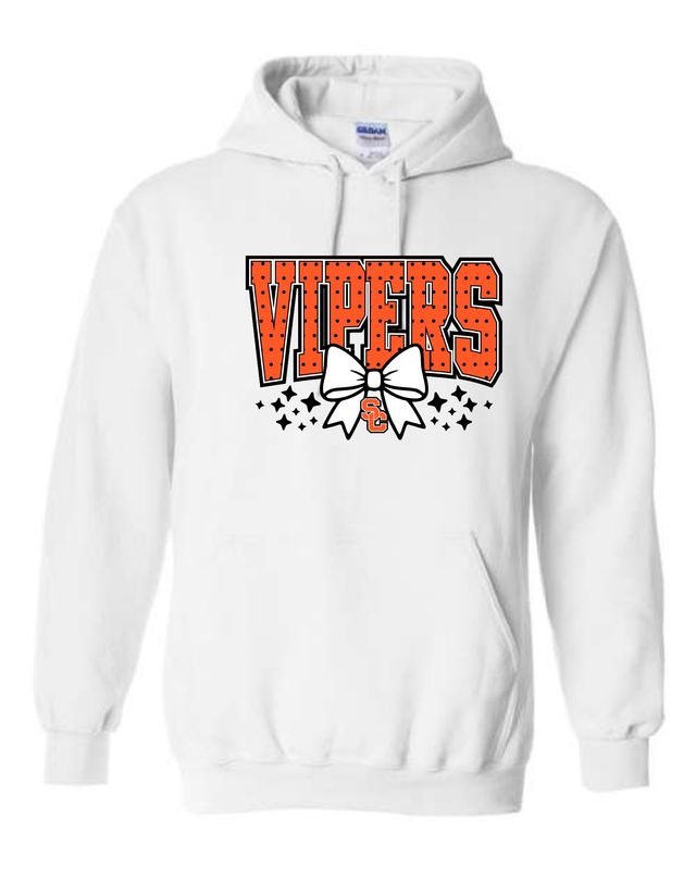 SC VIPERS-18500 WHITE PULLOVER HOODIE