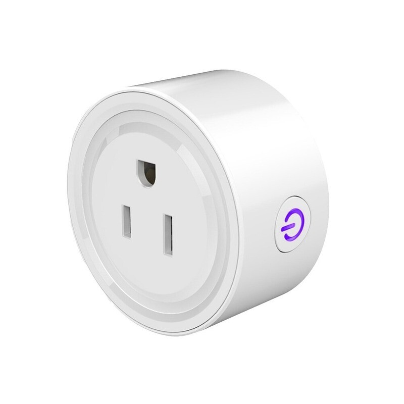 Smart Socket controlled via Wifi by phone, works with Alexa and Google Assistant