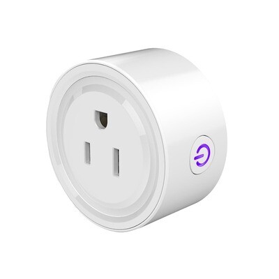 Smart Socket controlled via Wifi by phone, works with Alexa and Google Assistant