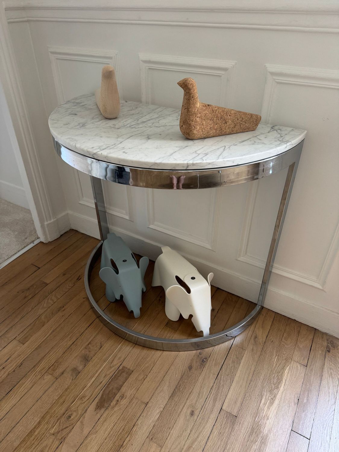 SILVERA - Console Demi-lune