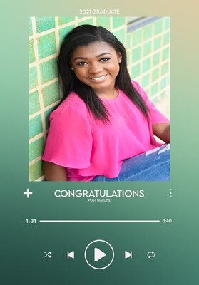 Custom Spotify Song Digital Print