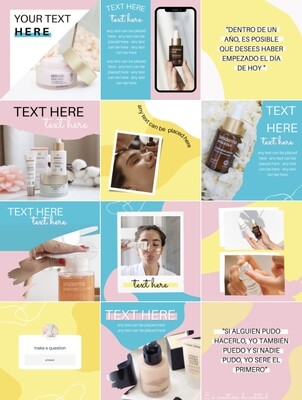 Plantilla Cotton Candy