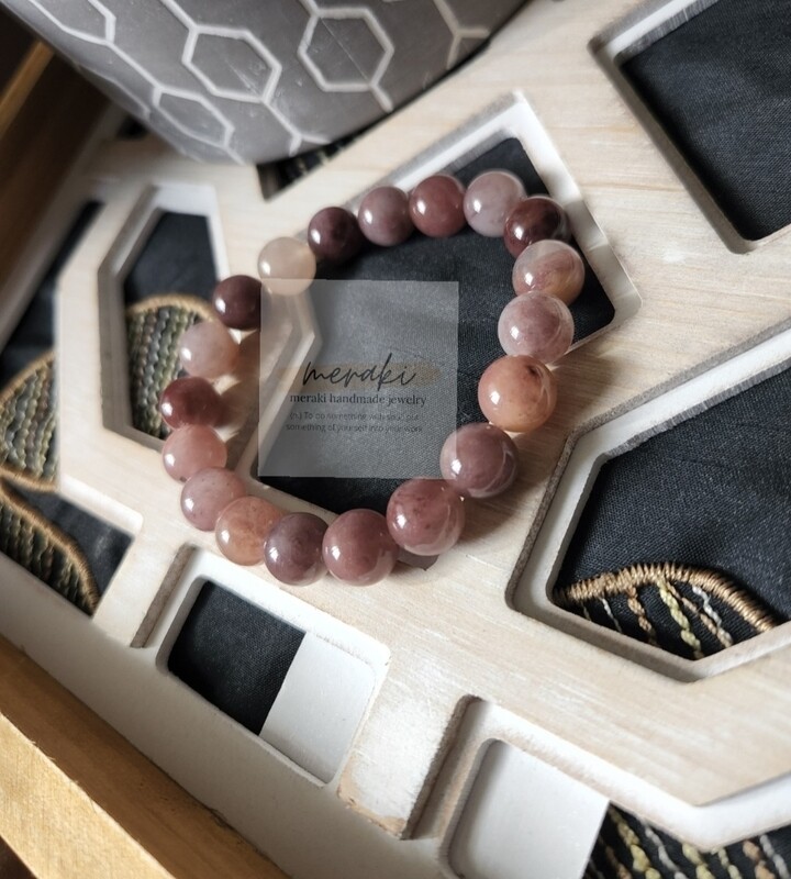 Natural Purple Berry Bracelet