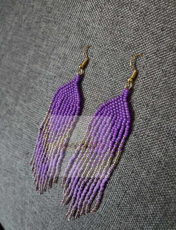 Purple Rain Ombre Earrings
