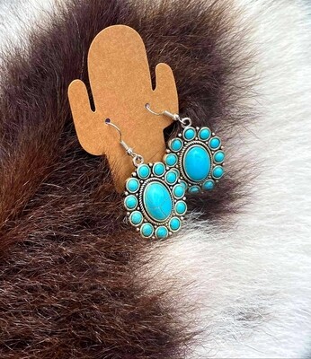 Small Boho Geometric Drop Earrings
