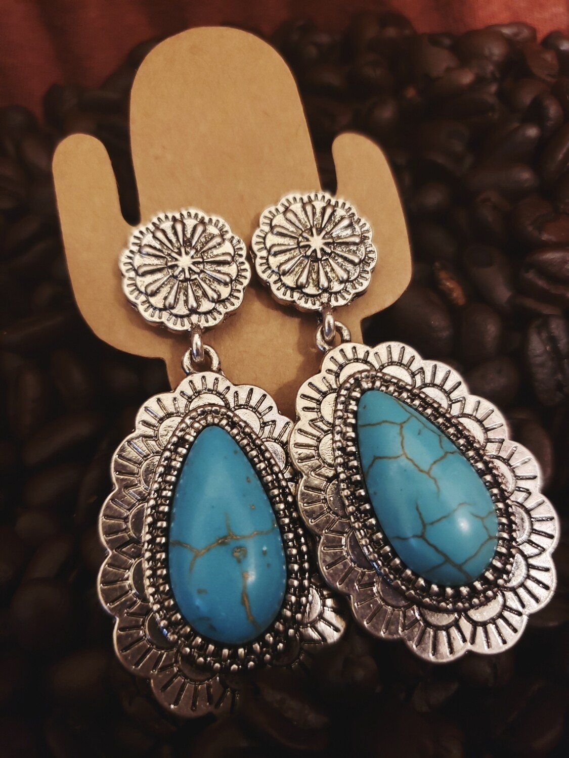 Western Statement Drop Earrings