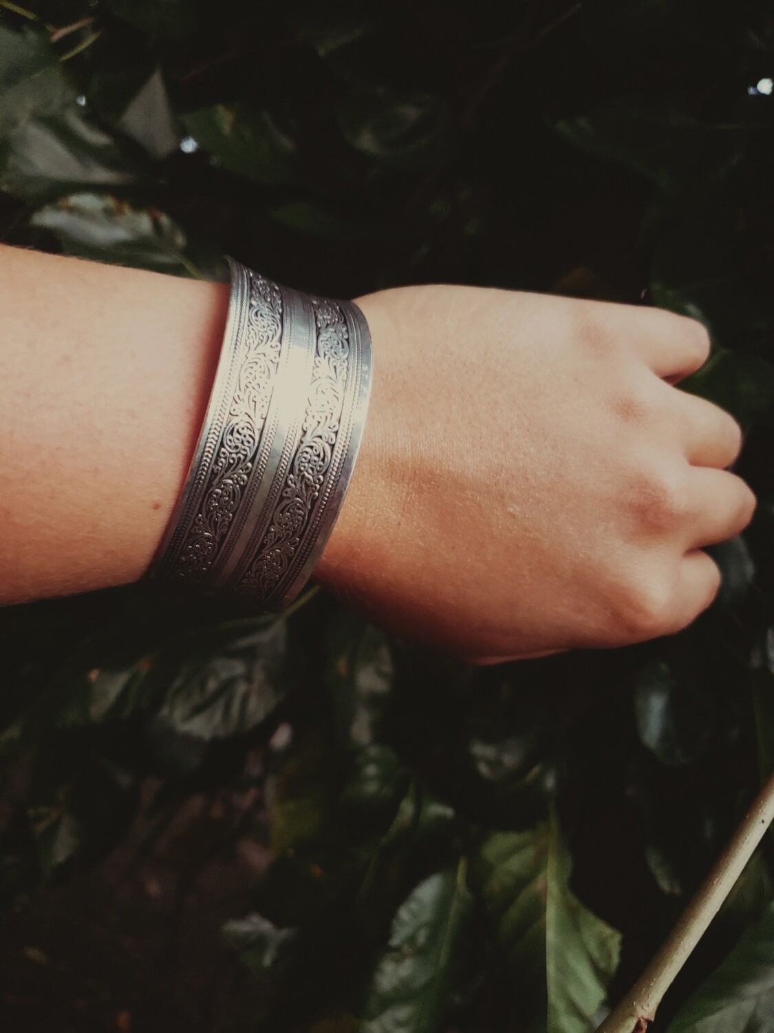 Western Engraved Bangle Cuff