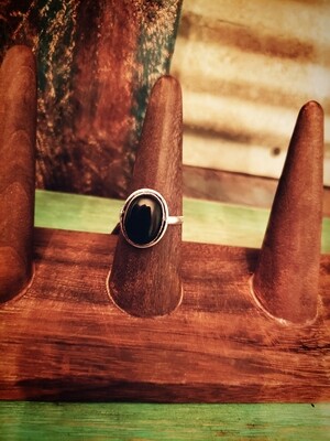 Black Tourmaline Ring