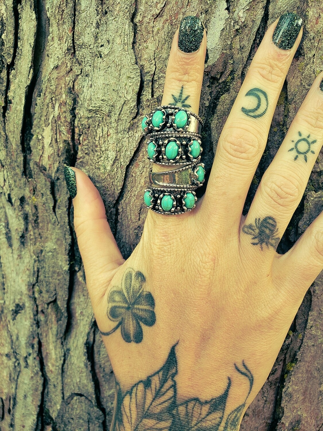 Three Stone Band Ring