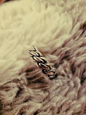 Sterling Rope Ring