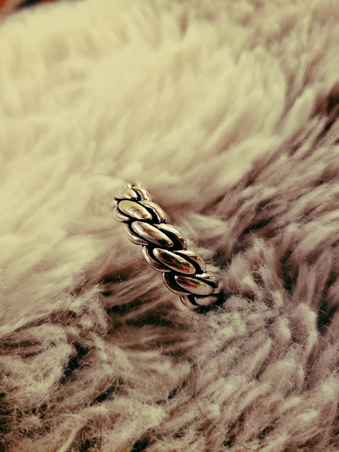 Sterling Rope Ring