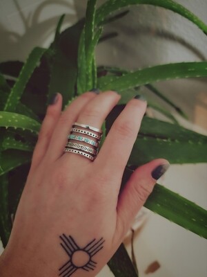 Gypsy Stacked Aztec Ring
